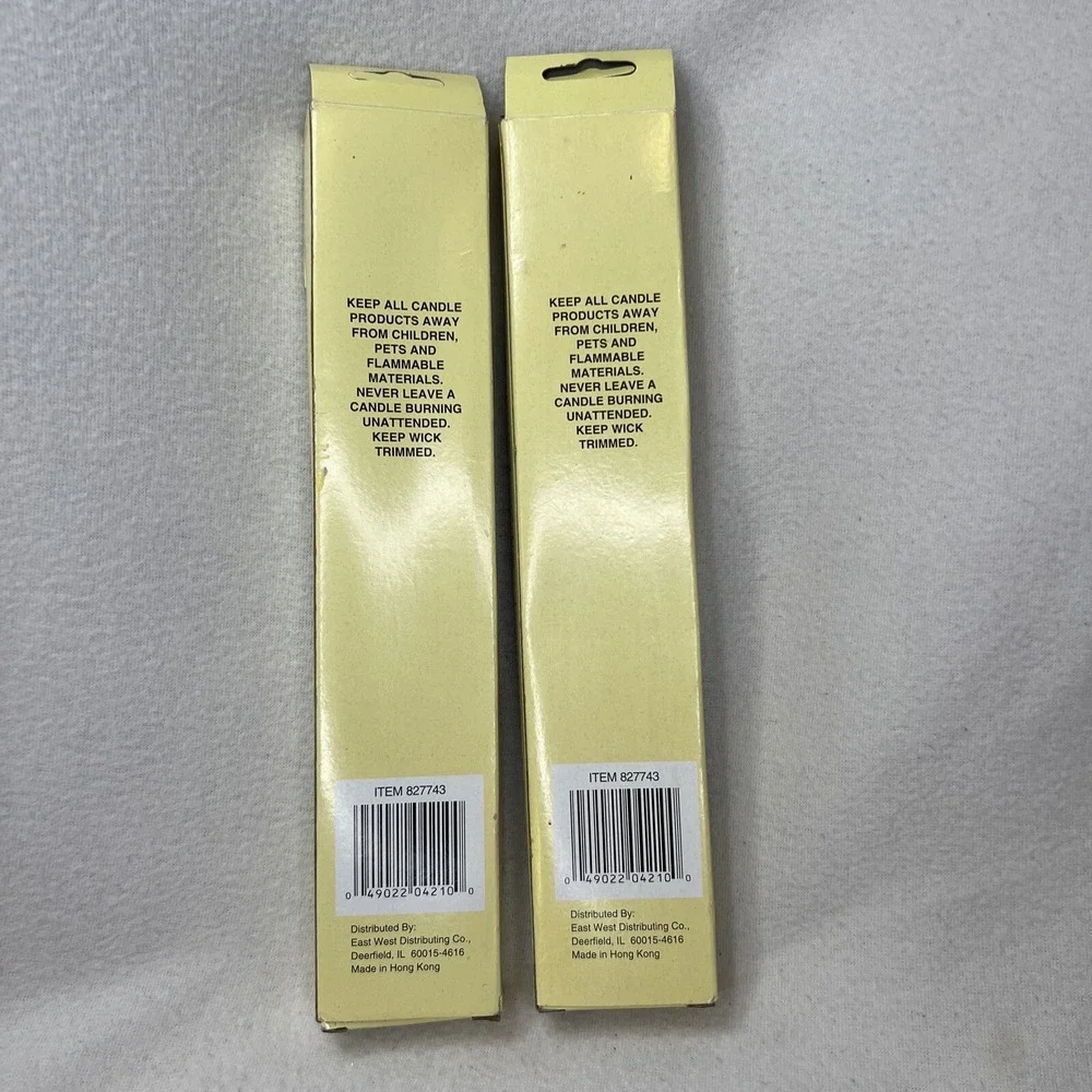 Vintage Taper Red And Gold 2 Packs Glitter Christmas Candles 10